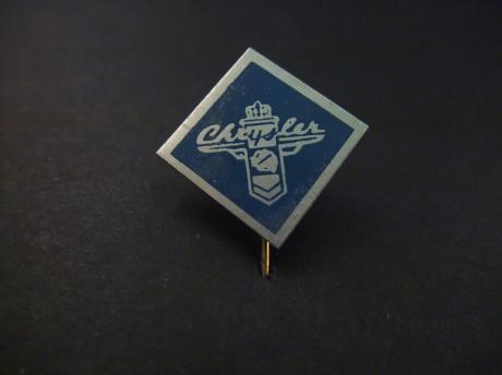 Chrysler autofabrikant uit de Verenigde Staten logo blauw